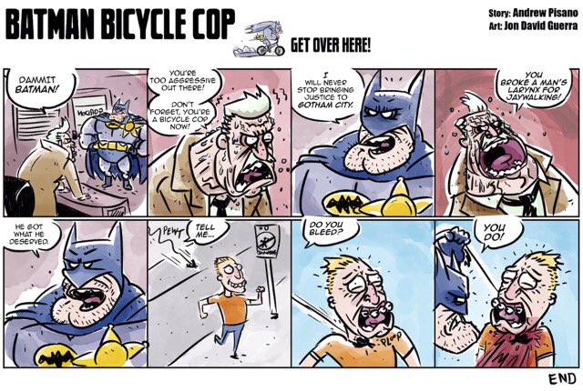 BatBicycleCop's tweet image. Get Over Here! #Batman #BatmanComic