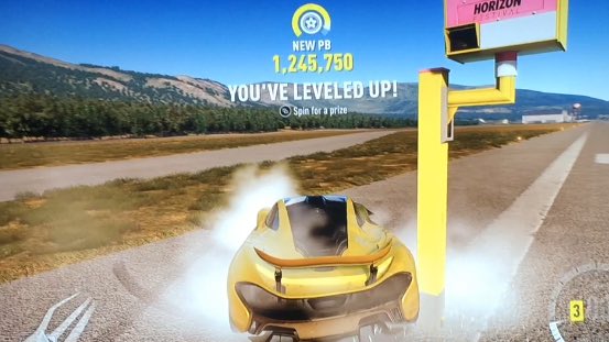 PandaSoupGaming's tweet photo. Tore it up in Forza Horizon 2 today. Set a new PB skill chain score in the McClaren P1 https://t.co/j8VsuEpxch