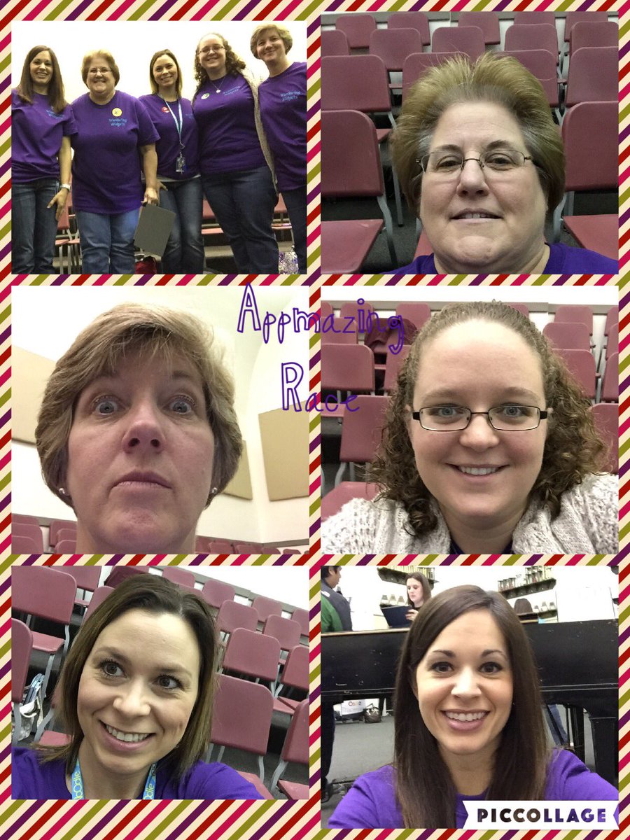 mrsljohnson_k's tweet photo. Selfie collage #dptech2016 https://t.co/ejSn5DA0t7
