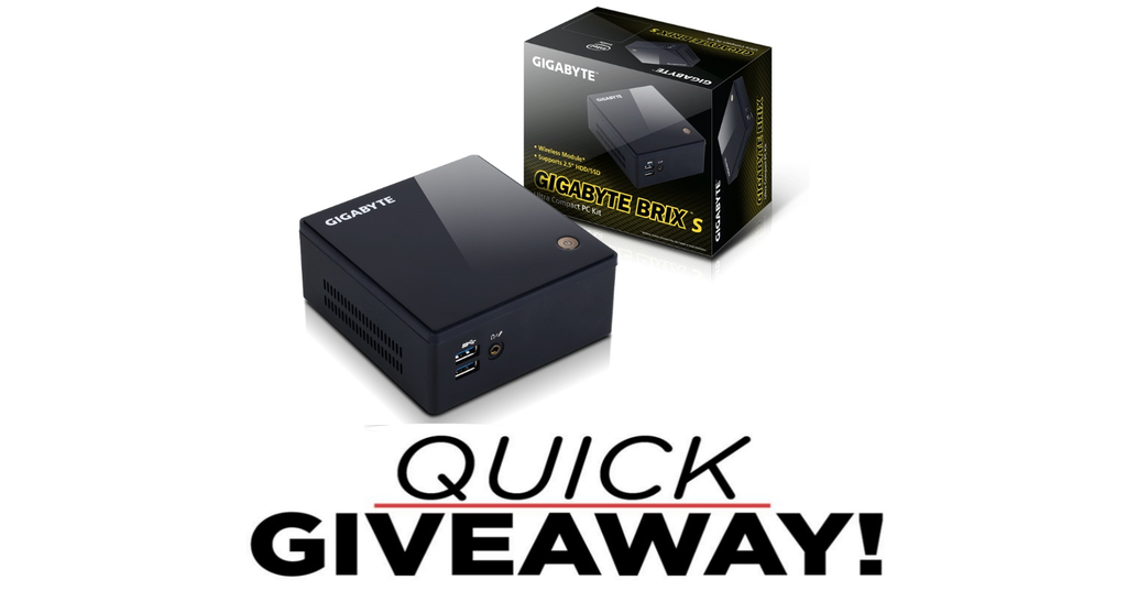 GigabyteUK's tweet photo. RT: Enter for your chance to #WIN GIGABYTE BRIX mini PC kit at: https://t.co/gXSkQWdXY7 https://t.co/77sxT4fkO2