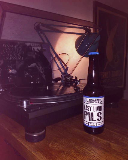 LuckyLiquorCo's tweet photo. Monday news: now serving: Easy Livin Pils (a laidback Pilsner Lager). Spinning D'angelo & the Vanguard #AintThatEasy https://t.co/hGfIAjl7uP