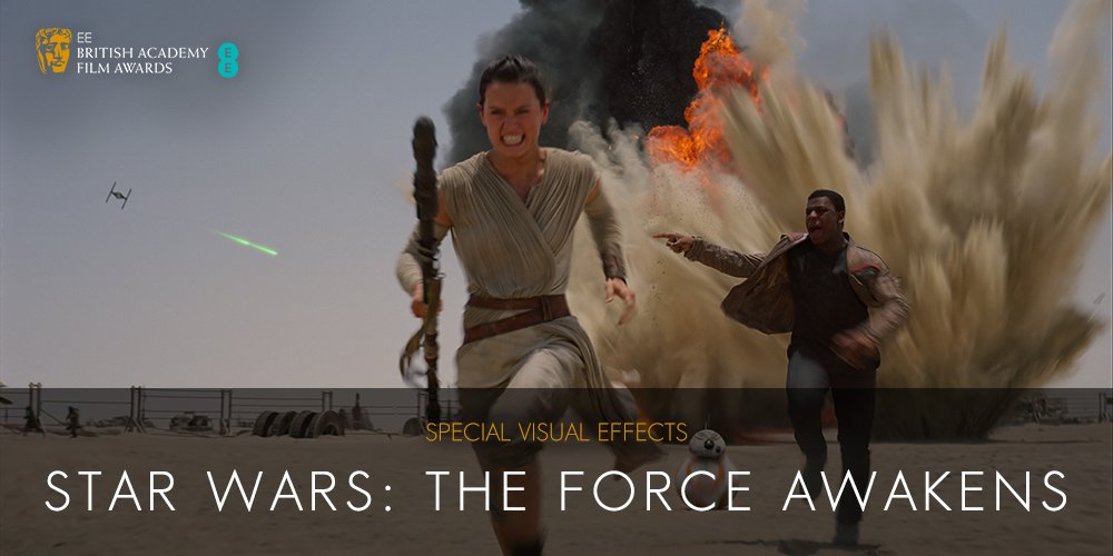 ILMVFX's tweet photo. Congratulations again to the entire effects crew of @starwars #TheForceAwakens on this weekend’s @BAFTA for #vfx! https://t.co/9Nc9O3VjI9