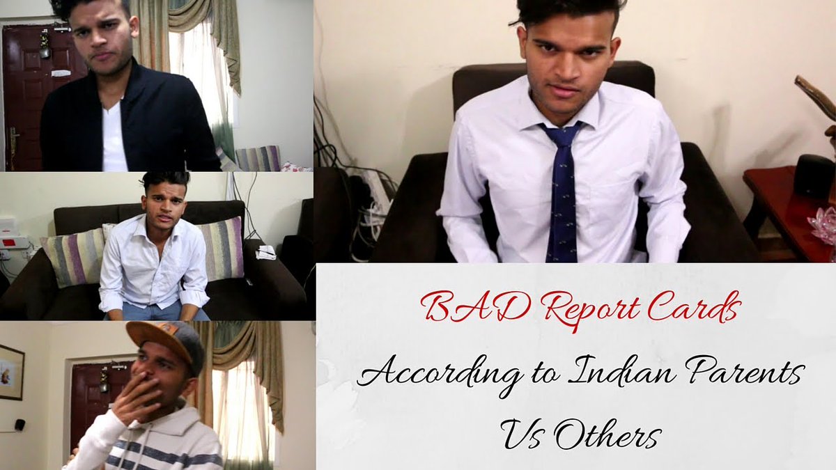 naman7719's tweet photo. BAD Report Cards According to Indian Parents Vs Others https://t.co/MBdBNZYSUk #IndianParents #Jokes #Drama https://t.co/yO5jWErkoX