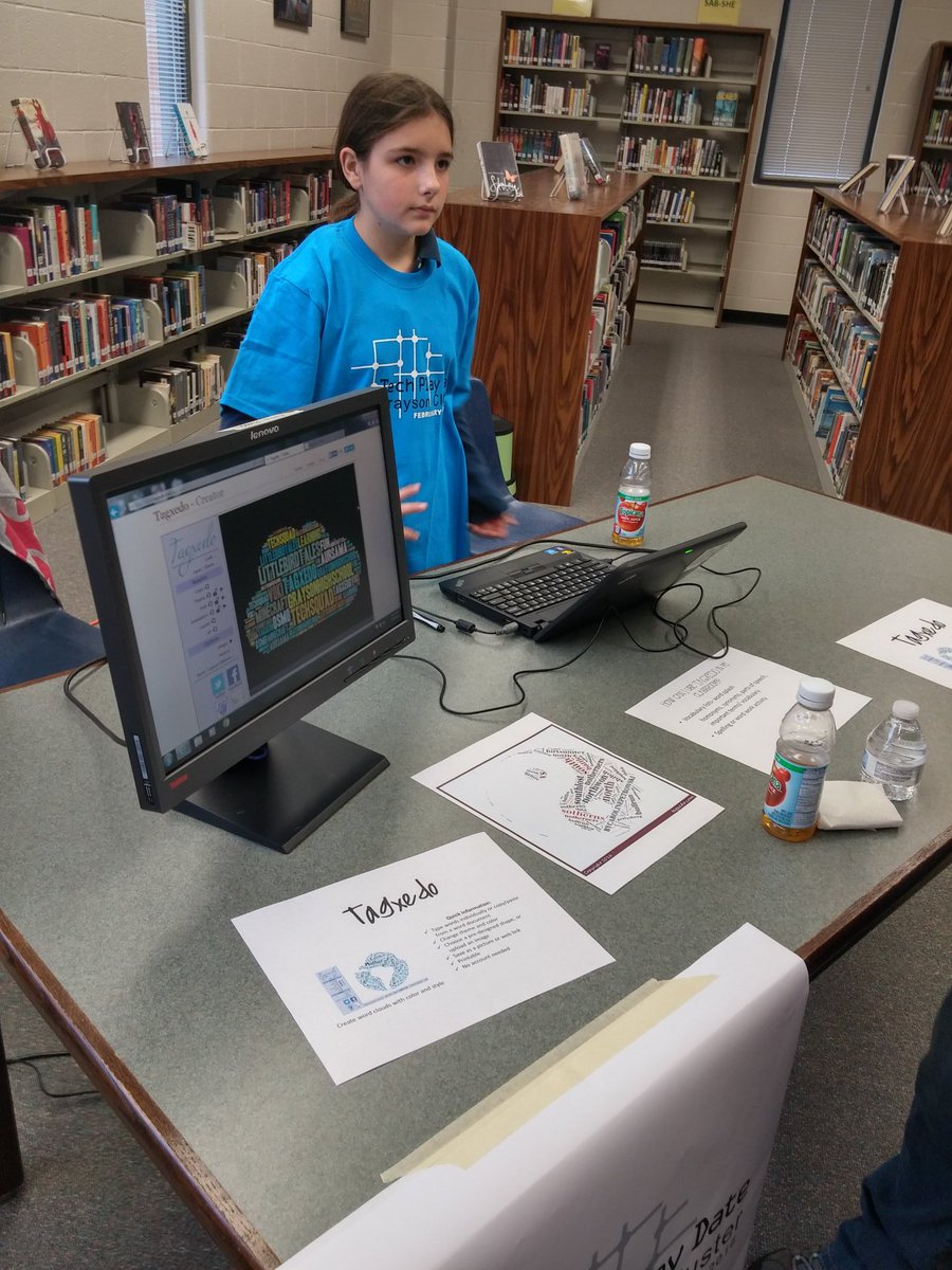 GraysonPlayDate's tweet photo. Wow @Tagxedo check out one of Pharr ES's students doing a great presentation for the teachers. #graysonplaydate https://t.co/HI6m6YKvZm