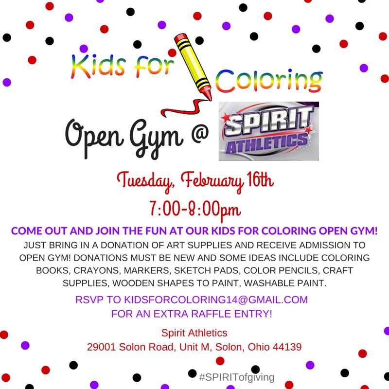 Kids4Coloring's tweet photo. Join us tomorrow night at @SA_All_Stars! ❤️💜🎨 #give10 https://t.co/JSs22L6Nkk
