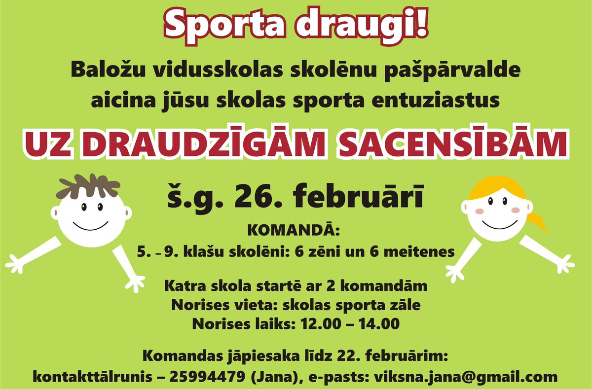 Piesakies un piedalies!!