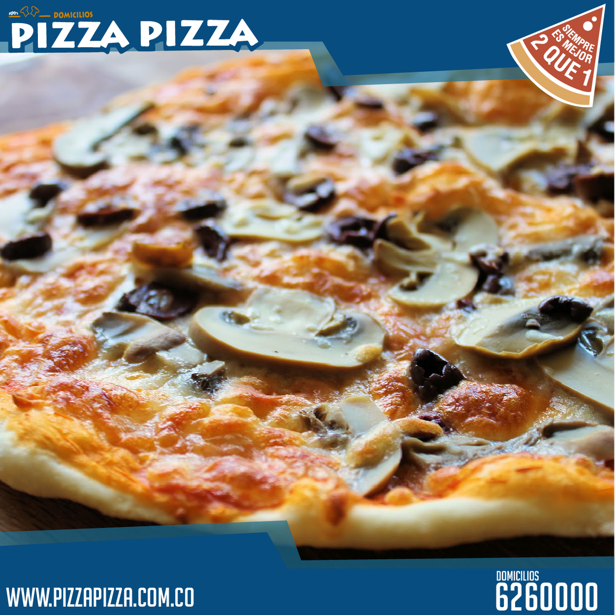 PizzaPizzaCol's tweet photo. Las mejores pizzas llegando a tu casa desde 1994, más de 20 años en los hogares colombianos. https://t.co/ywfCbFL21G https://t.co/We8m16itRT