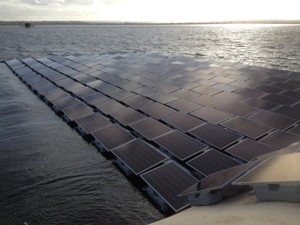 jk_parnell's tweet photo. Reservoir getting 6.3MW floating solar array, largest in Europe https://t.co/mc8ks1XdOM @thameswater @LightsourceRE https://t.co/TVwRyfAnXp