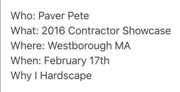 TechoTate's tweet image. #Westborough #Wednesday @paverpete1 and the crew will blow your mind. Sign up at techo-bloc.com/dates/