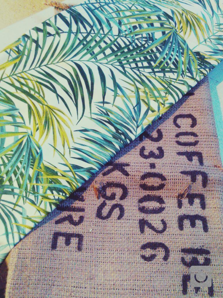 potagerdesfees's tweet photo. #upcycling #Upcycledcoffeebag #palm https://t.co/O842W9jajP https://t.co/dwYuchTKu6