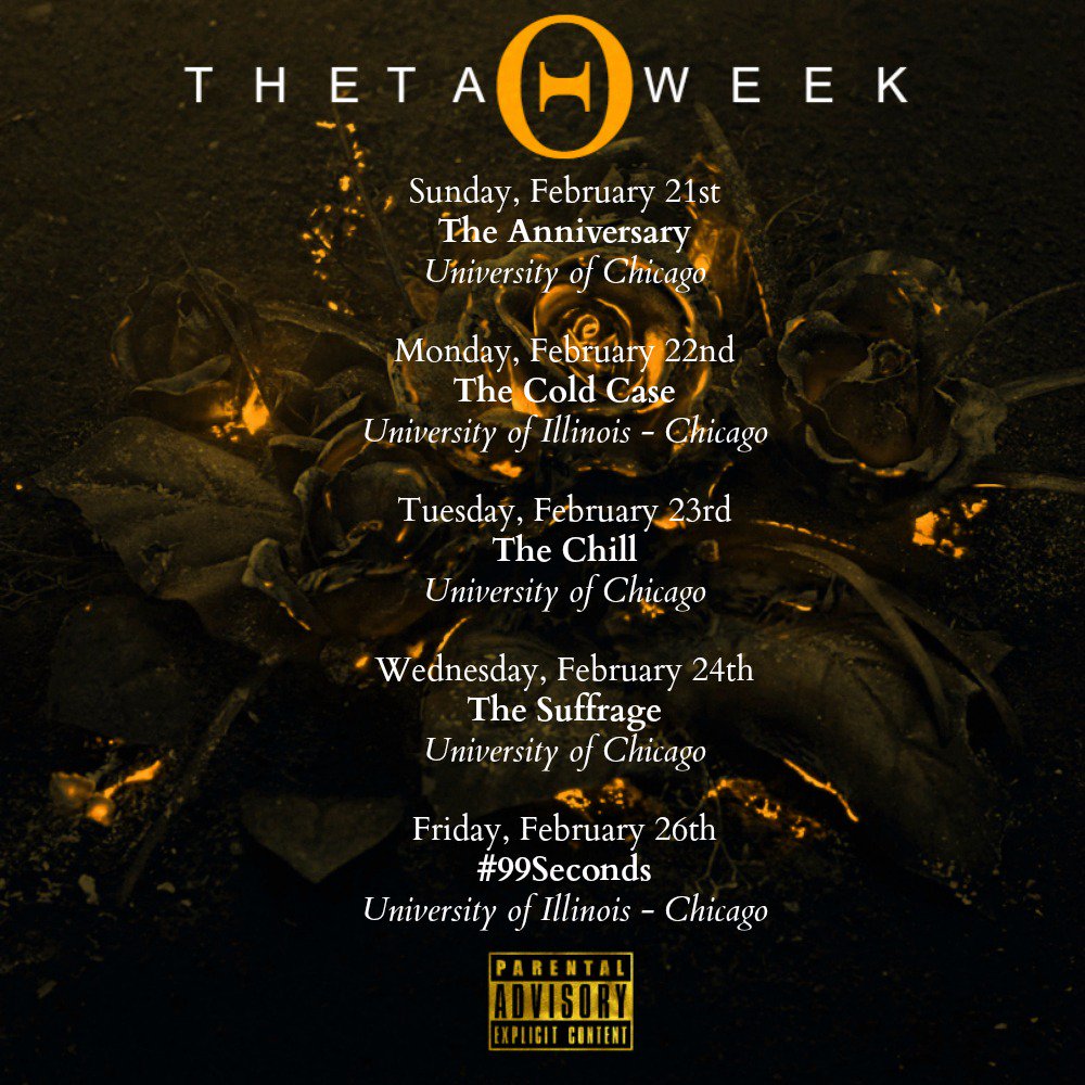 Theta1910's tweet photo. #ThetaWeek is set! Check the list! https://t.co/aGrxYbS3jL