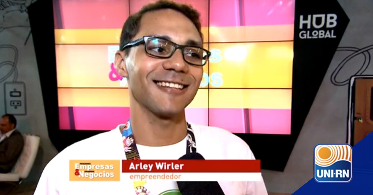 unirn's tweet photo. O aluno do UNI-RN Arley Willer foi destaque do "Pequenas Empresas, Grandes Negócios": https://t.co/DJzUXLjTtw https://t.co/u11IRsjGsc