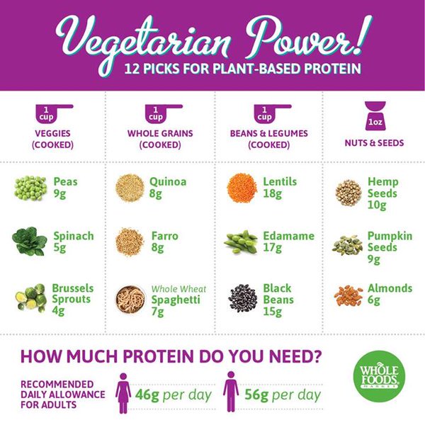 MeatlessMonday's tweet photo. What's on your plate for #MeatlessMonday? Beans, greens, grains, nuts, &amp; seeds are all great sources of protein. https://t.co/p4Gp5i3XV7