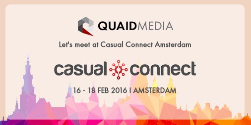 QuaidMedia's tweet photo. No need for #MondayMotivation with Casual Connect right around the corner #Gamedev https://t.co/obKwsyL8W4