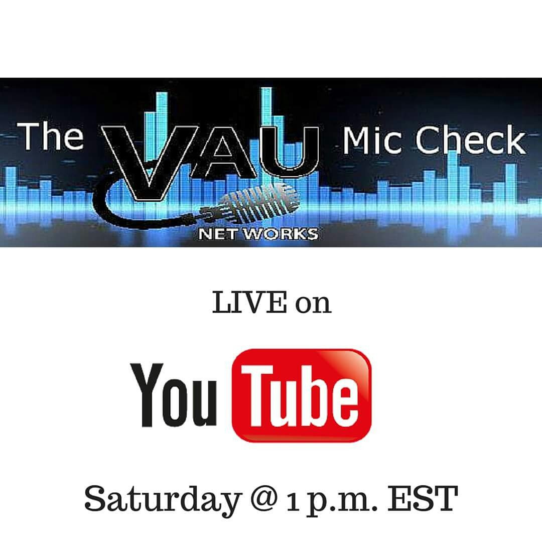 Missed a Mic Check no worries, we're also on YouTube  youtube.com/c/vaumiccheck 
#VAUMicCheck #VAUNetworks