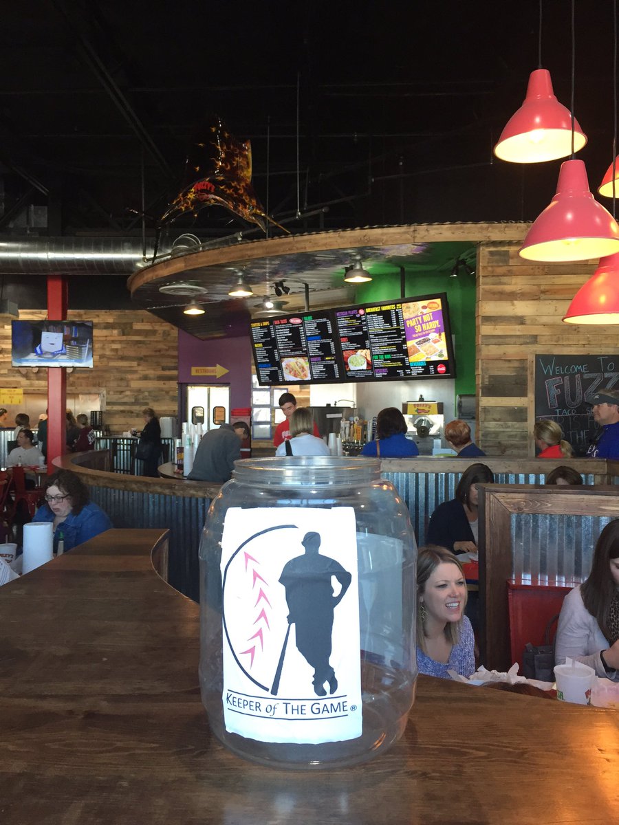 BryanHoctor's tweet image. Keeper of The Game spirit day at Fuzzy's Tacos SW corner Main and Teel in Frisco. Mention us to support KoTG.