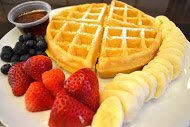 #BelgianWaffle #WafflesAndFruit #PerfectBreakfast #BagelCafe #WeDeliver #WeCater #WeSatisfy