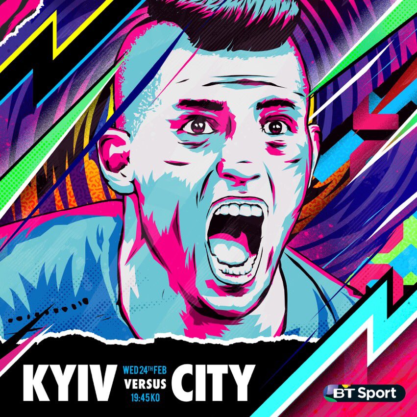#ChampionsDraw No.05:
⚽️<a href="/DynamoKyiv/">FC Dynamo Kyiv</a> v <a href="/MCFC/">Now @ManCity</a> 
✏️ by <a href="/Scott_McRoy/">Scott McRoy</a>
