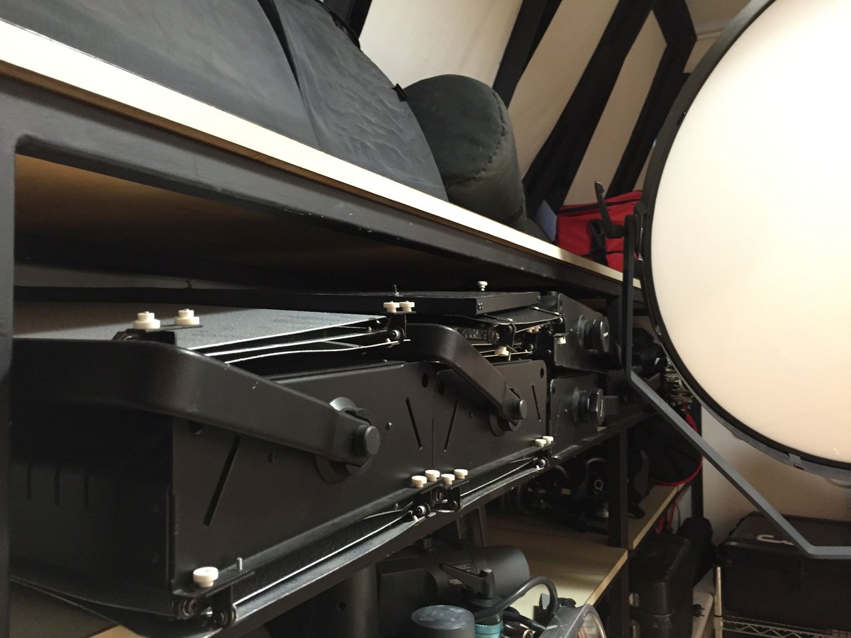 The equipment behind the photo shoot. #egpluswwviews. #officelife