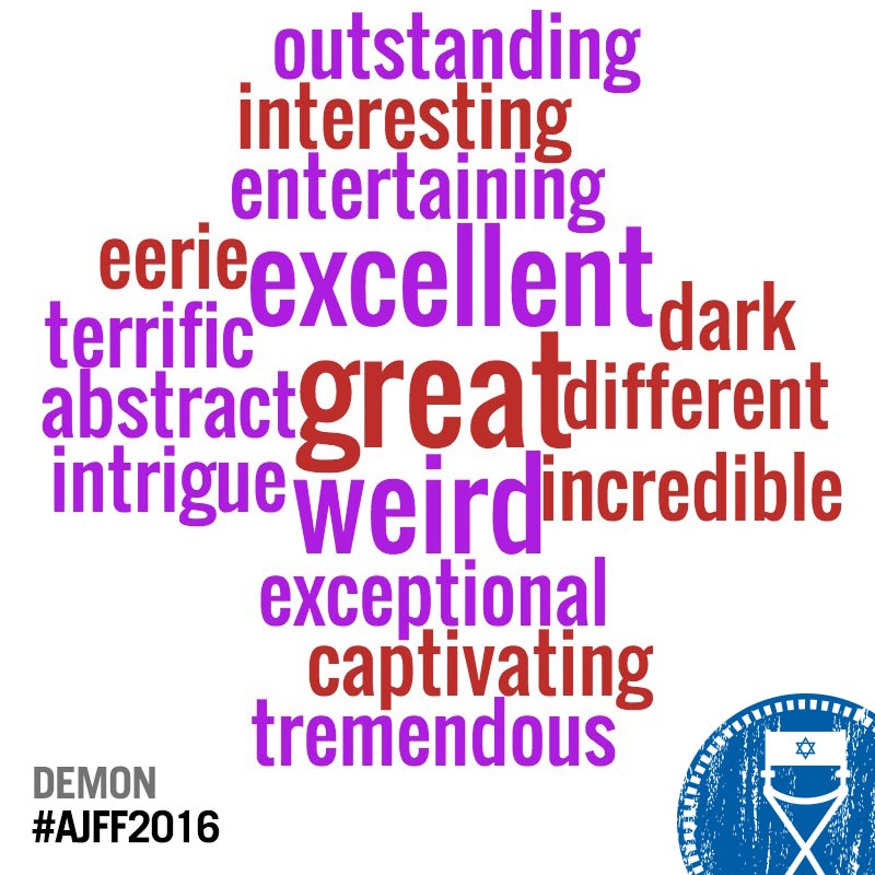 atljewishfilm's tweet photo. Our Film Evaluation committee had this to say about #Demon. Do you agree? Let us know at #ajff2016! https://t.co/2XTdRCWAUd