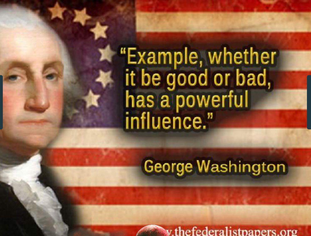 SJCACavs's tweet photo. As the President of the US, elected officials, or American citizens, let's all be a good example for others. https://t.co/FXKrwEUGGa