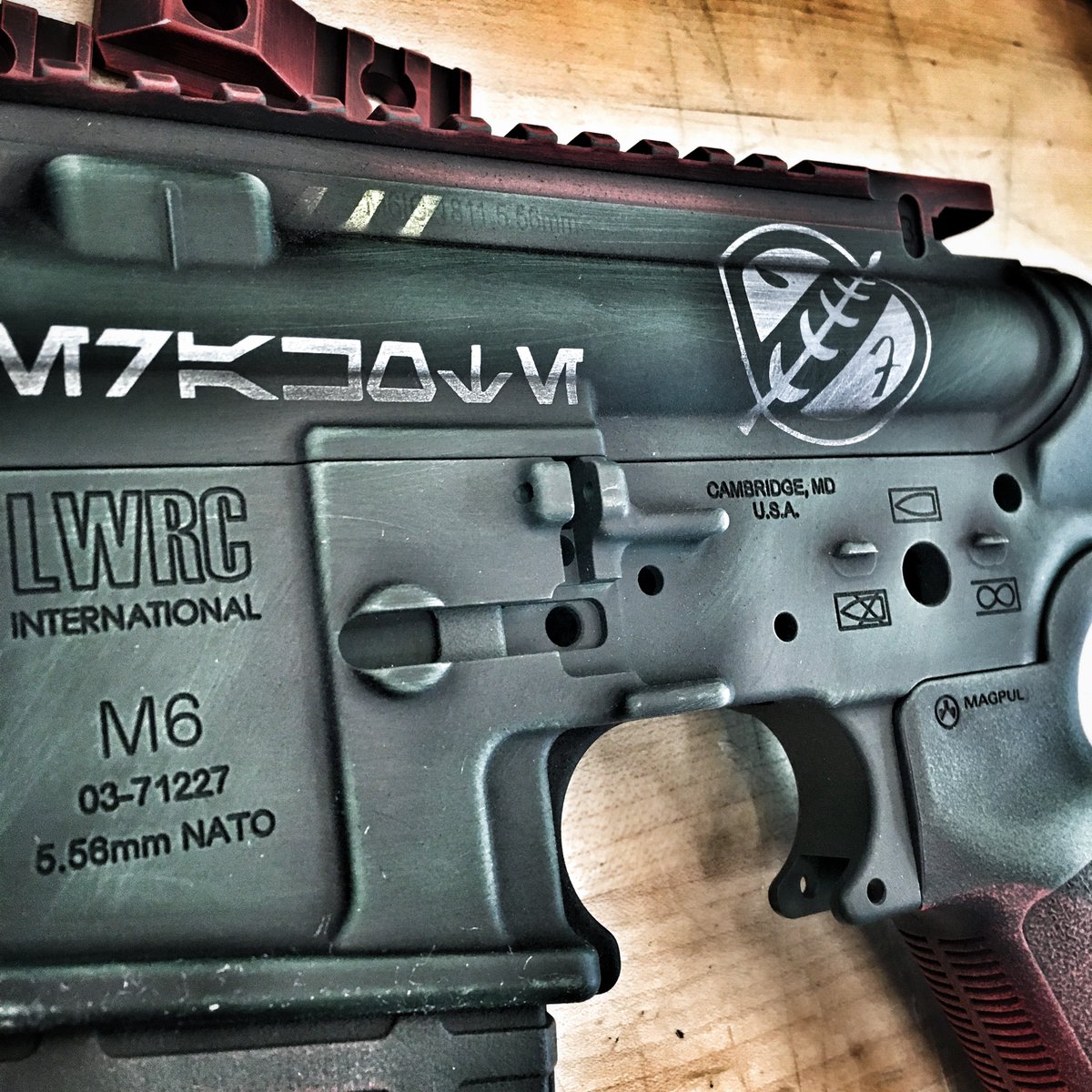 CerakoteFinish's tweet photo. @starwars themed #cerakote @lwrci #bobafett #mandalorian https://t.co/PlSleZDykX