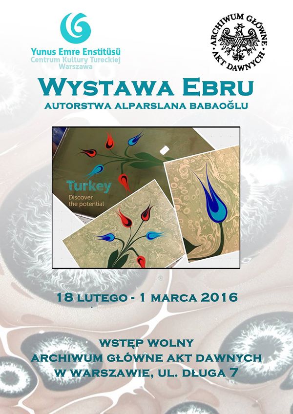 Polonya Devlet Arşivleri'nde ebru sergisi . . .

Bekleriz . . .:-)