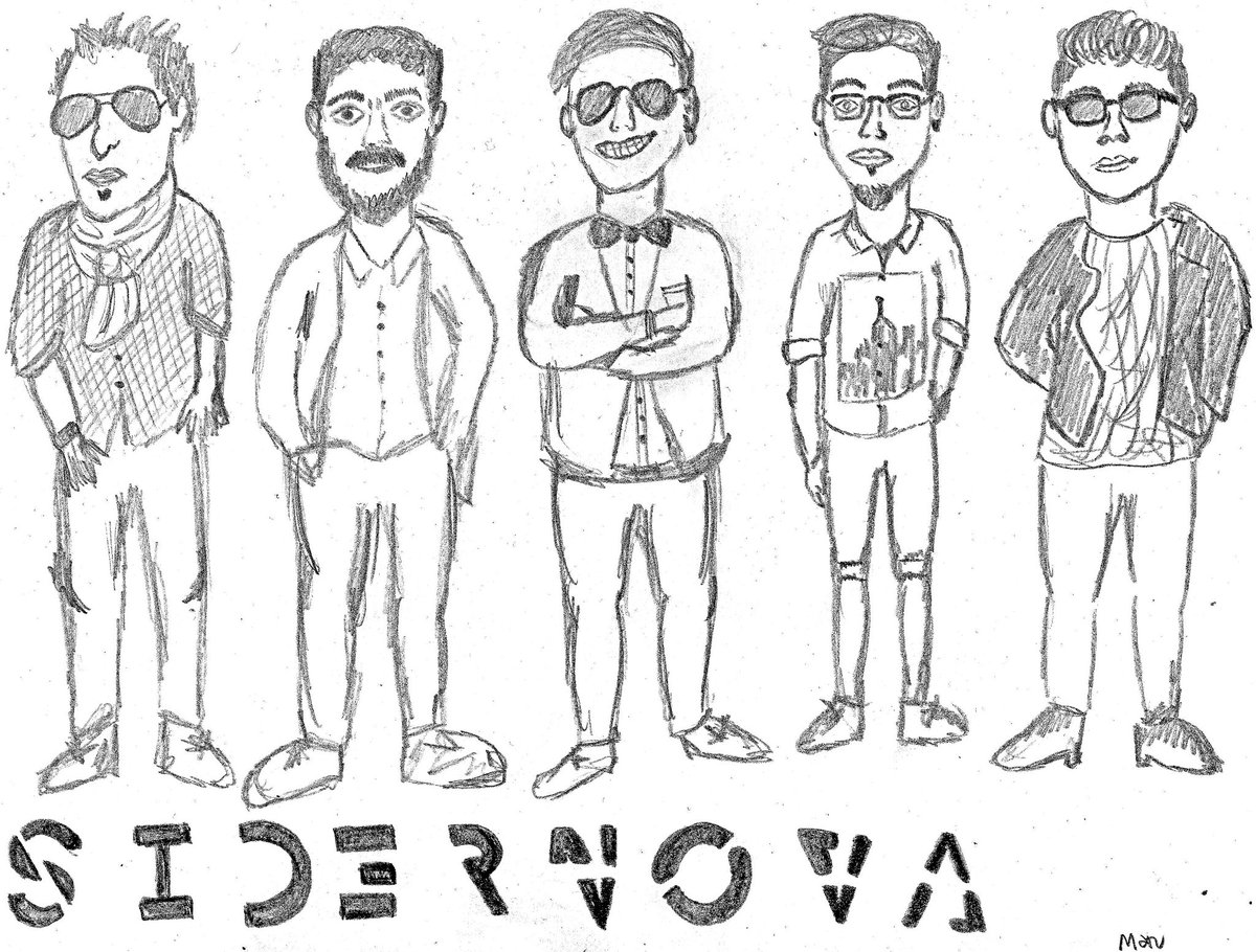 SIDERNOVA's tweet photo. Un dibujo que nos hicieron. Jajaja, iguales! #Sidernova https://t.co/dde6JnfyjH