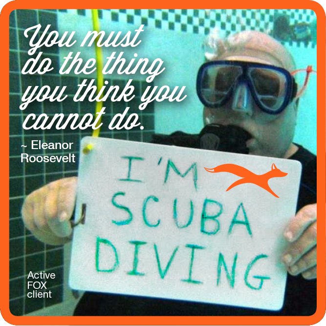 FOXRehab's tweet photo. "You must do the thing you think you cannot do." ~ Eleanor Roosevelt #TimFoxBelieves #MondayMotivation #quote https://t.co/FQbkIppHBq