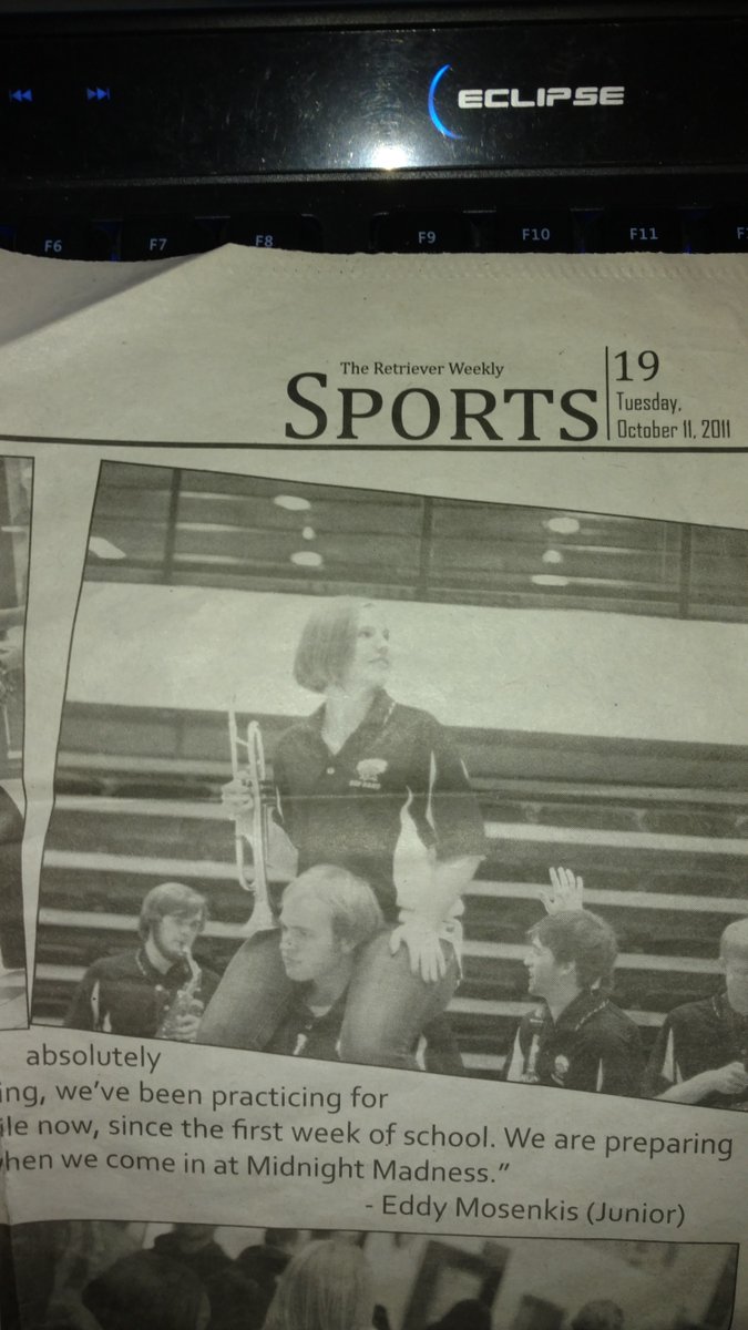Too_many_ys's tweet photo. Throwback of my @UMBCPepBand days.  Eager for Alumni Day this Sat! 
https://t.co/YAwKdTKFth https://t.co/pw06KNQhxi