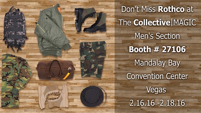 rothco's tweet photo. Rothco is #magicready. Find us at booth #27106 as we showcase the latest & greatest #rothc… https://t.co/502YTVTNR7 https://t.co/3f9hBWFNtl
