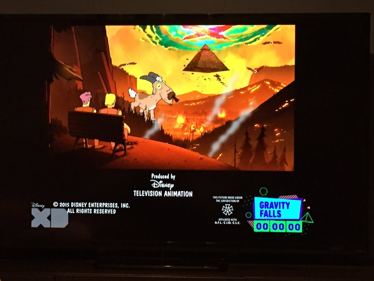 And so it begins (or ends) #GoodbyeGravityFalls #TakeBackTheFalls