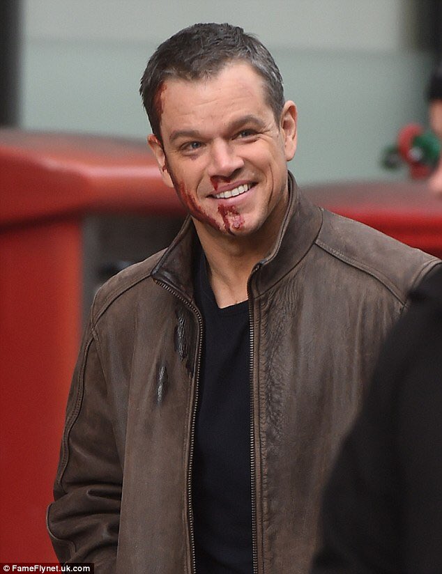 Great to remove an "unwanted" situation earlier today on Hertfordshire set containing top Hollywood star Matt Damon!