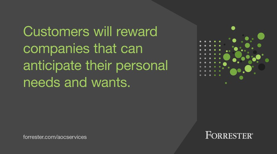 forrester's tweet image. Move your business from being customer-aware to customer-led. forr.com/1WgLX4i