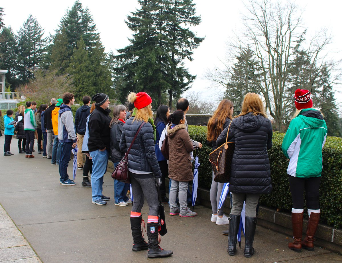 ubcadmissions's tweet photo. Today was rainy, but it didn't stop us from having lots of fun on our US President's Day #ubctour! ☔️ https://t.co/wHw1jQXp0u