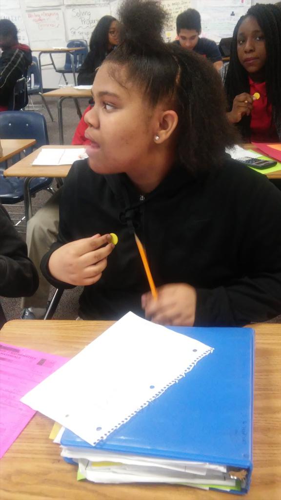 JessicaMayberr's tweet photo. As 7th grd review and prepare for their math cfa checking for understanding is key #redineedhelp #yellowigotit https://t.co/PZCP0zZww2