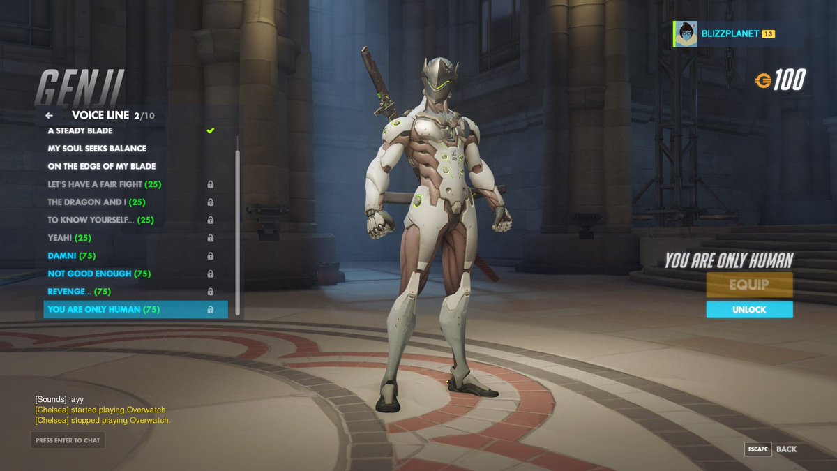 Blizzplanet Added 10 Genji Voice Lines Overwatch T Co Sgl0pww0nk T Co Uu3x2jmzhx