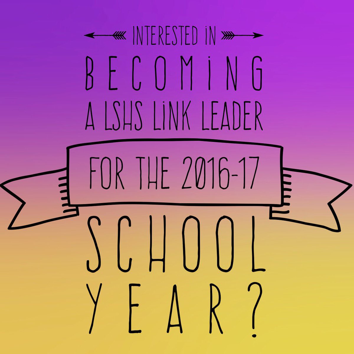 💛SOPHOMORES &amp; JUNIORS💜
Start planning for next year!! Link Leader applications will be available SOON! 🎉