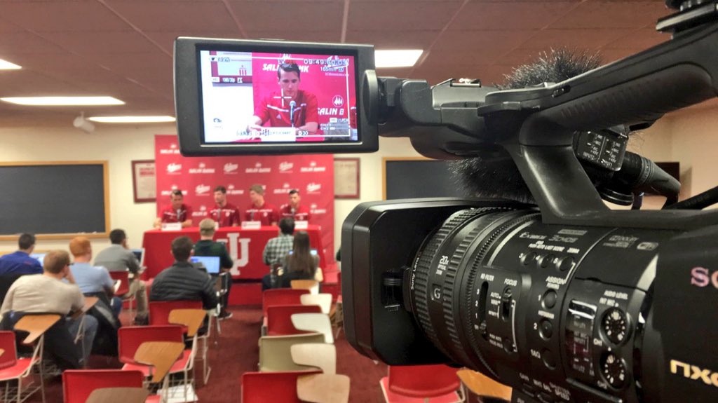 IUNewsNet1's tweet photo. We are here with @HoosierBaseball Hoosiers start their 2016 season this weekend at Middle Tennessee https://t.co/upzC4kb3HM