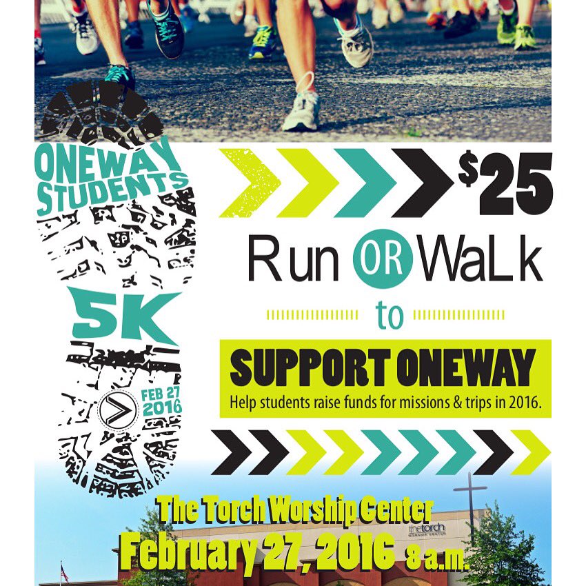 ChadPham's tweet photo. Free shirt β
support @OnewayStudents β
Come in last but still say you won β
#5K #RunWalkOrCrawl https://t.co/4GyIK9d6k2
