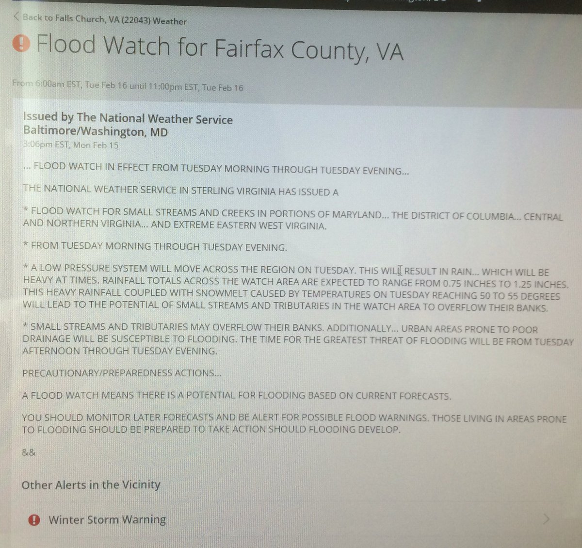 7_Almulla_'s tweet photo. #closefcps @fcpsnews how are schools still open. Close them already first hazardous road conditions then a flood https://t.co/Kvy5Mamj32