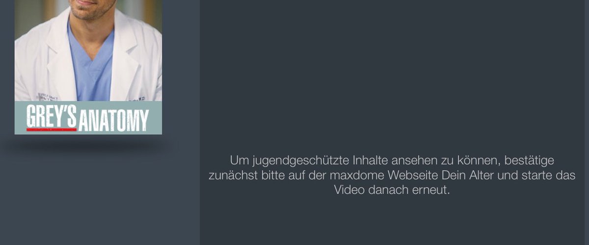 Maxdome Supernatsch Verify U Benotigst Du Nur Fur Nightclub Altere Tvs Geh Mal Am Pc In Den Acc Und Vergibt Dort Die Pin Mach Den Persocheck
