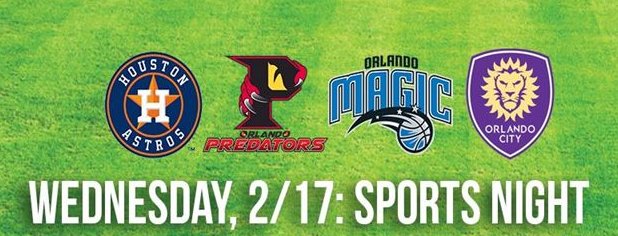 OHP_Venues's tweet photo. February 17th is Sports Night at the @OsceolaCoFair. Come on by to meet players, coaches, and even mascots. https://t.co/yxX5ueVSHB