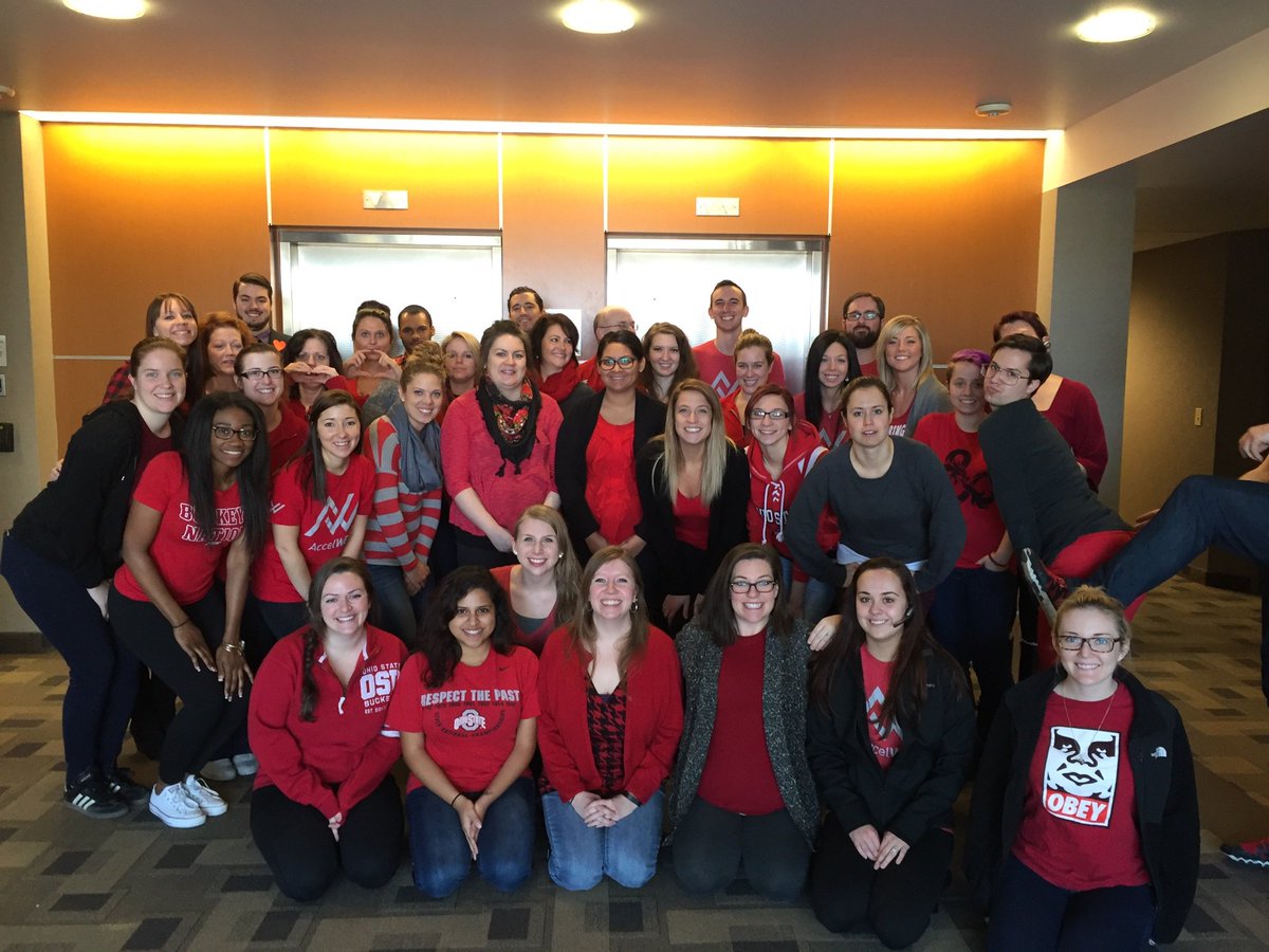 AccelWELL's tweet photo. AW partner OPOC.us got into the Heart Health spirit on Wear Red Day! #HeartHealthMonth #LiveHealthy #AccelWELLnation https://t.co/jplBXKavkv