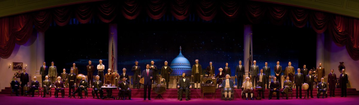 VisitOrlando's tweet photo. Happy #PresidentsDay from The Hall of Presidents at the Magic Kingdom. #visitorlando https://t.co/6IXvQdTenb