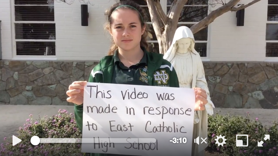 AlisonMaloni's tweet photo. The coverage continues. Here's the latest on @EastCatholicHS #prayershaming video. https://t.co/oNclsitpSi https://t.co/XZFGufNIcl
