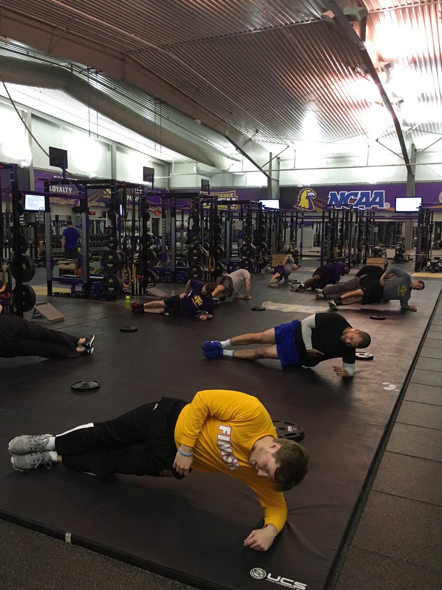 @TnTechFootball coaches gettin worked by @TTUKramer this morning! About to have the best looking staff in the nation