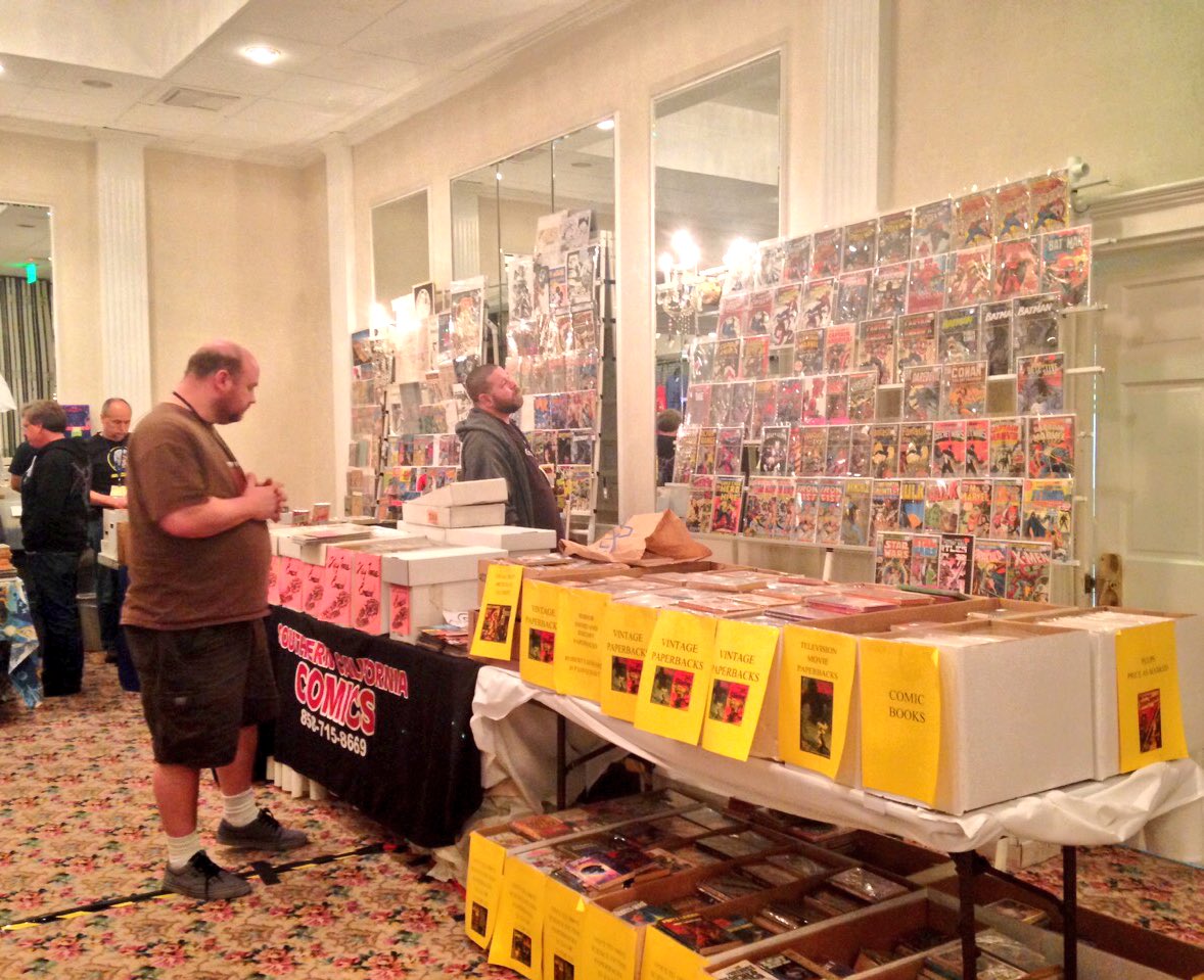 waywardnerd's tweet photo. The @sdcomicfest dealers room stays true to its name with so many classic comics for sale. #sdcf2016 #sdcomicfest https://t.co/zBlEMb47ac