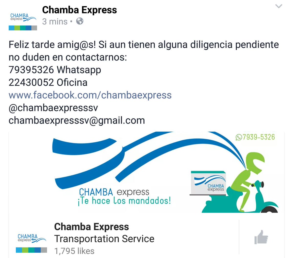 SMayoreo's tweet photo. Chamba Express te hace los mandados! https://t.co/HhJvyD6fiC