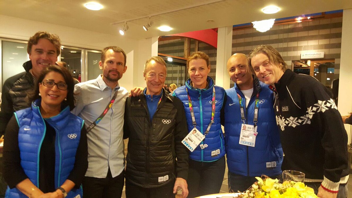 ClaudiaBokel's tweet image. At the Olympic Museum in #Lillehammer2016 #iLoveYOG @scholm240 @JanAageFjortoft @camieleurlings @pedroAyang #IOCAC